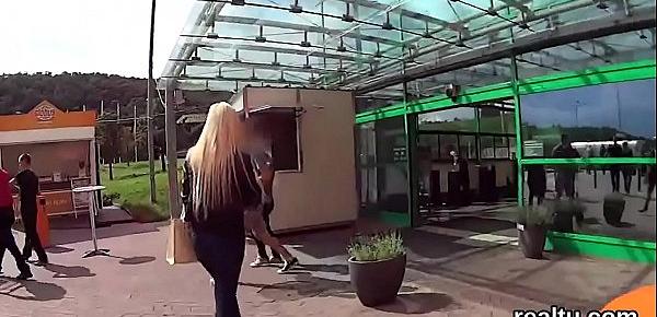  Beautiful czech kitten was seduced in the mall and rode in pov
